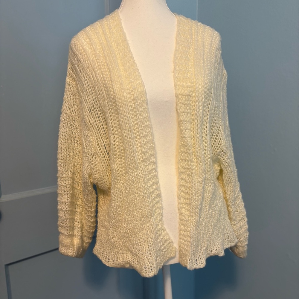 Wild Fable Ivory Knit Cardigan